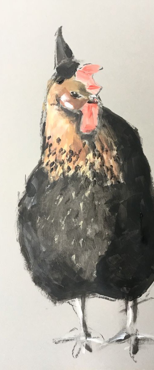 Chicken Study 2 by Dominique Dève