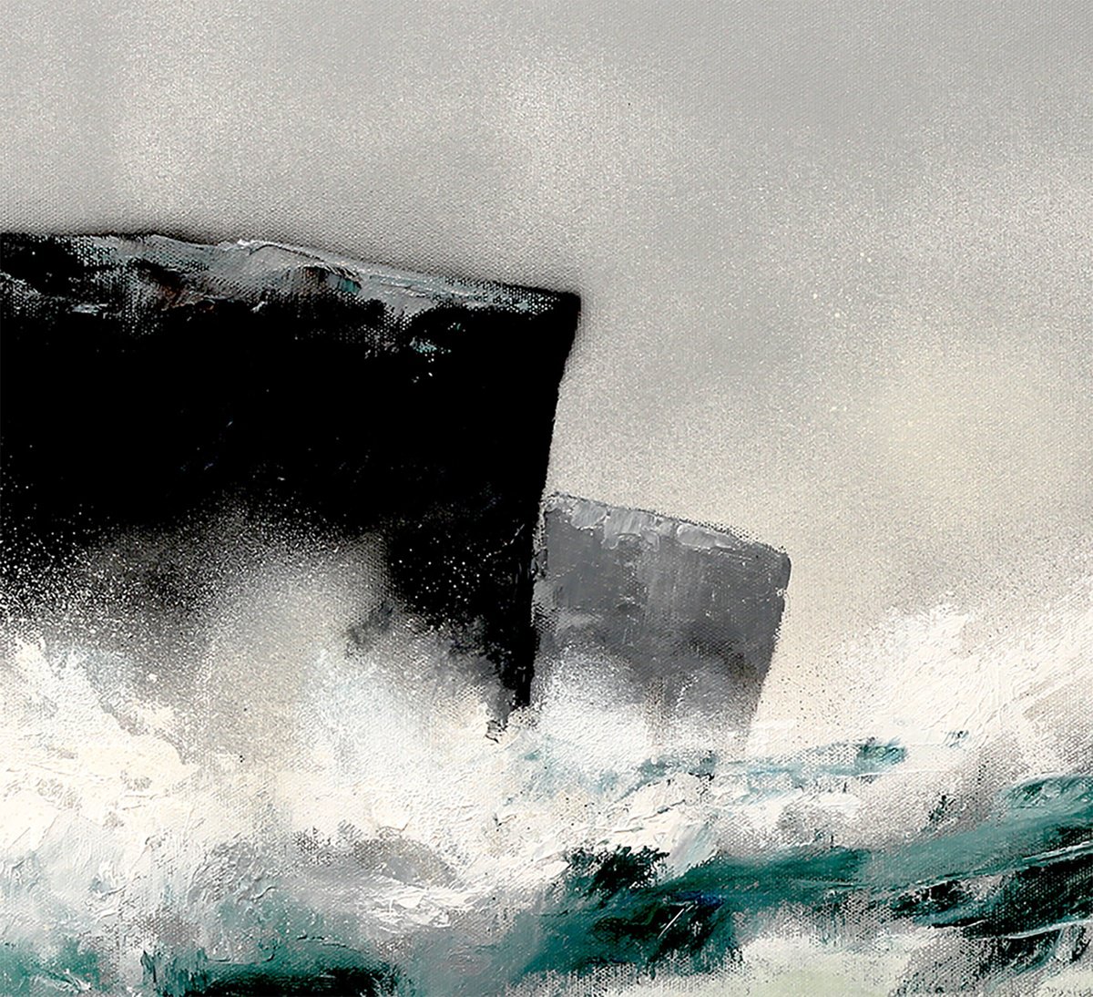 Impressionistic Landscape Oil Painting By Bill Mcarthur, 33 X 23, 