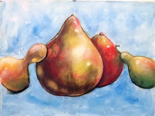 Pears by Bahareh Kamankesh
