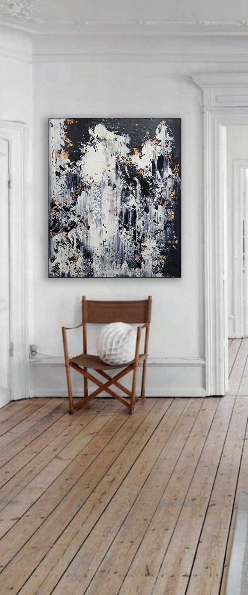 120x100cm. / Abstract painting / Abstract 2311 by Alex Senchenko
