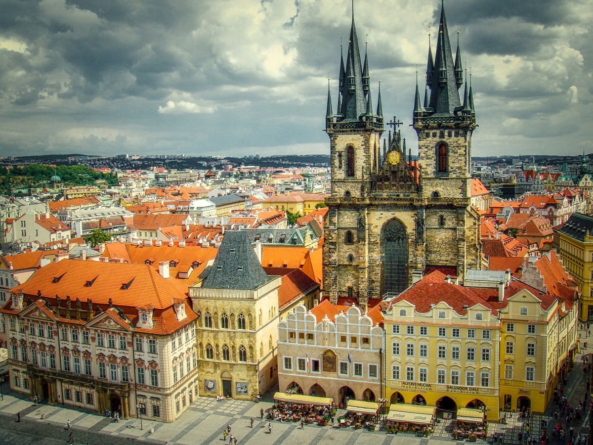 Prague cityscape by Vlad Durniev Photographer