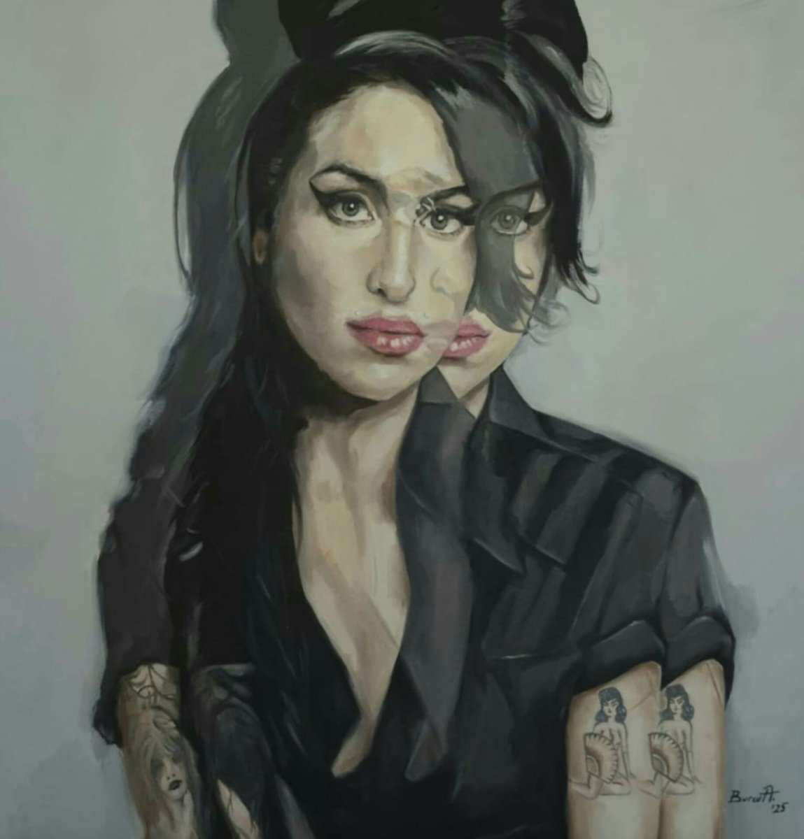 Oil Painting , Amy By Burcu Akarcay, 28 X 28, Artwork For Sale On Artfinder