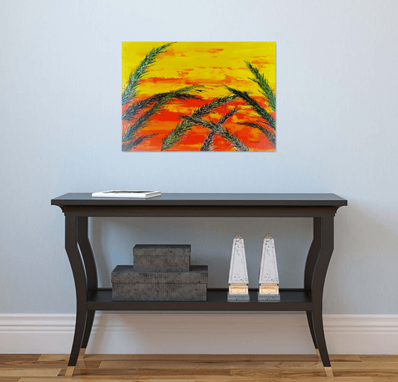 Grass In Yellow Color