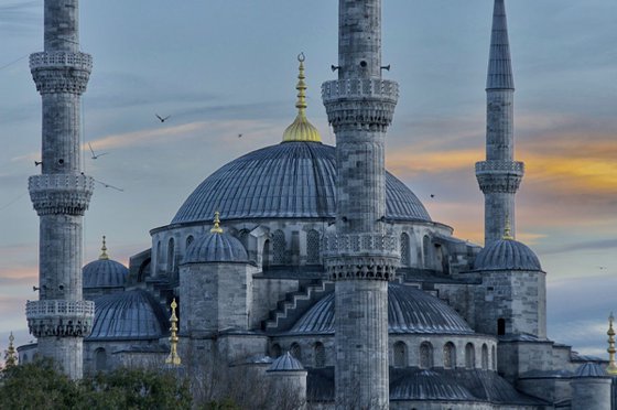 Blue Mosque at Sunset