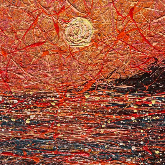 Flames of the Sky - triptych