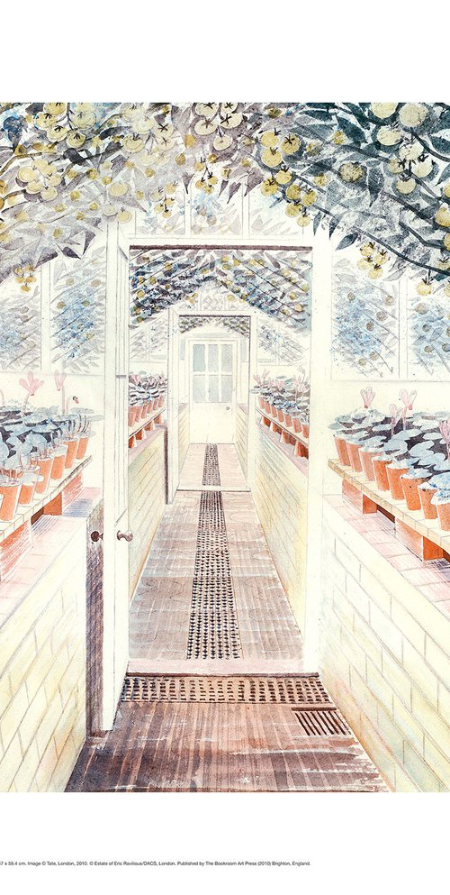 The Greenhouse Tomatoes and Cyclamens by Eric Ravilious