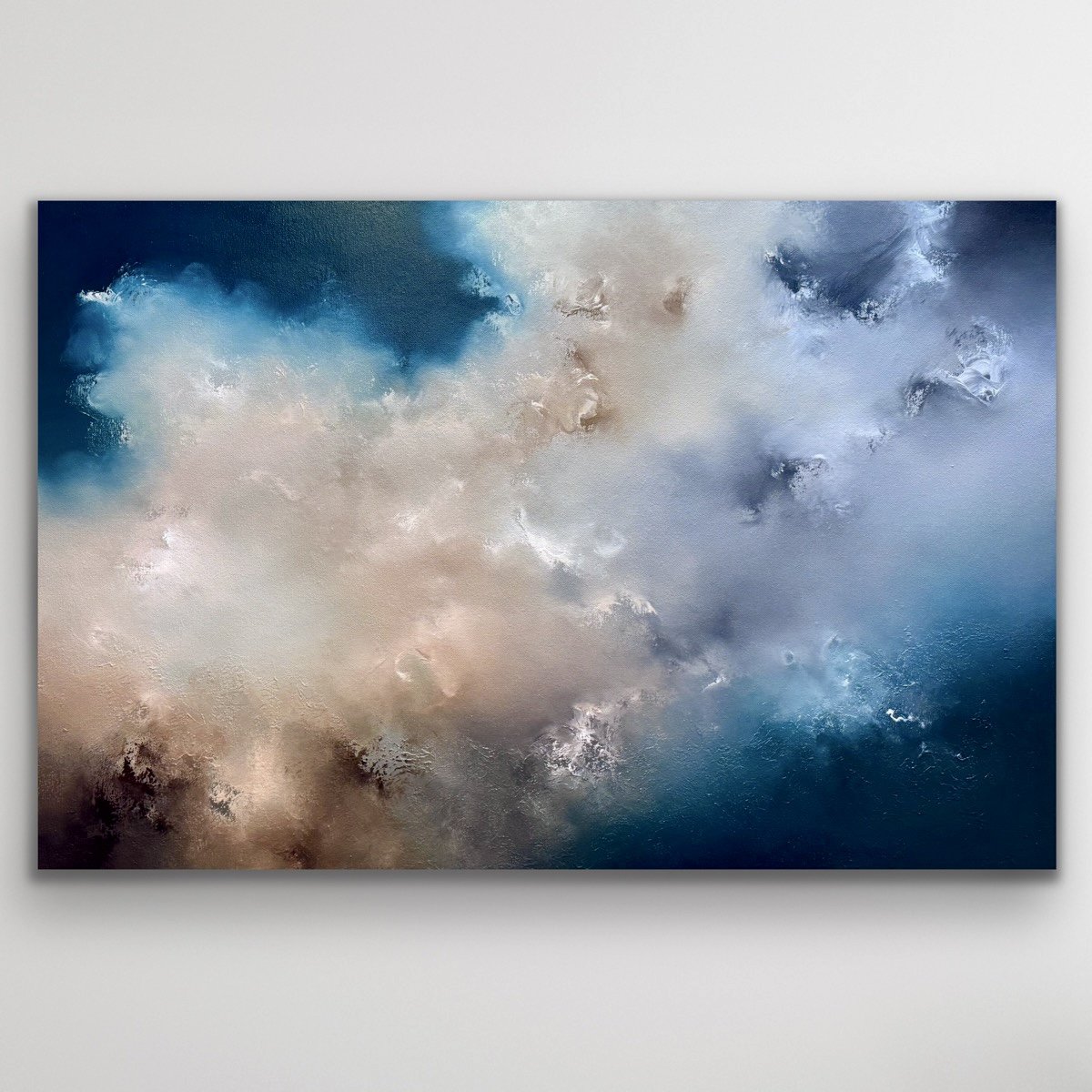 Abstract Oil Painting By Jonesy, 36 X 24, Starting Over, Original Artwork