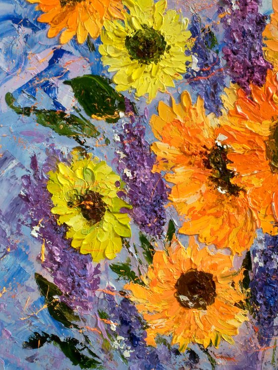 Sunflowers Oil Painting