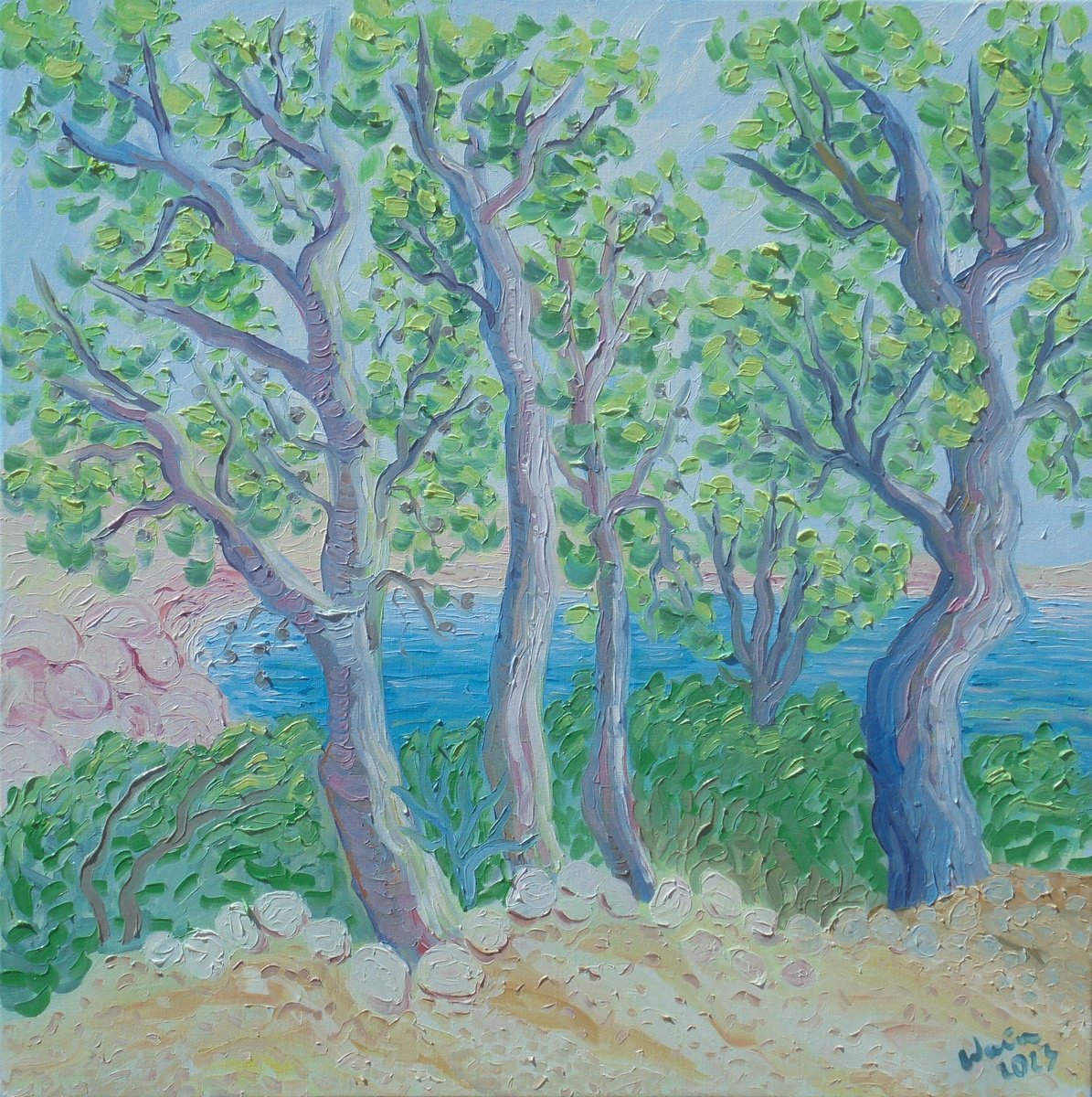 Serra Gelada Pine Trees by Kirsty Wain