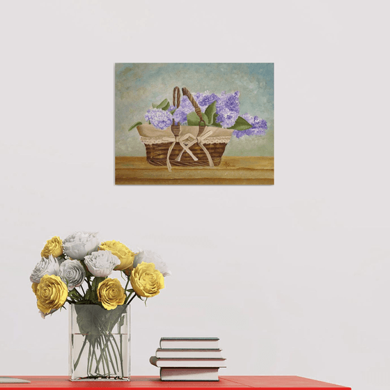 Basket of Lilacs