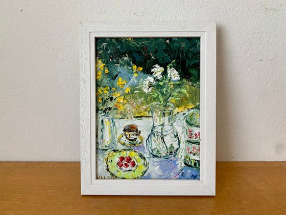 Still life in garden