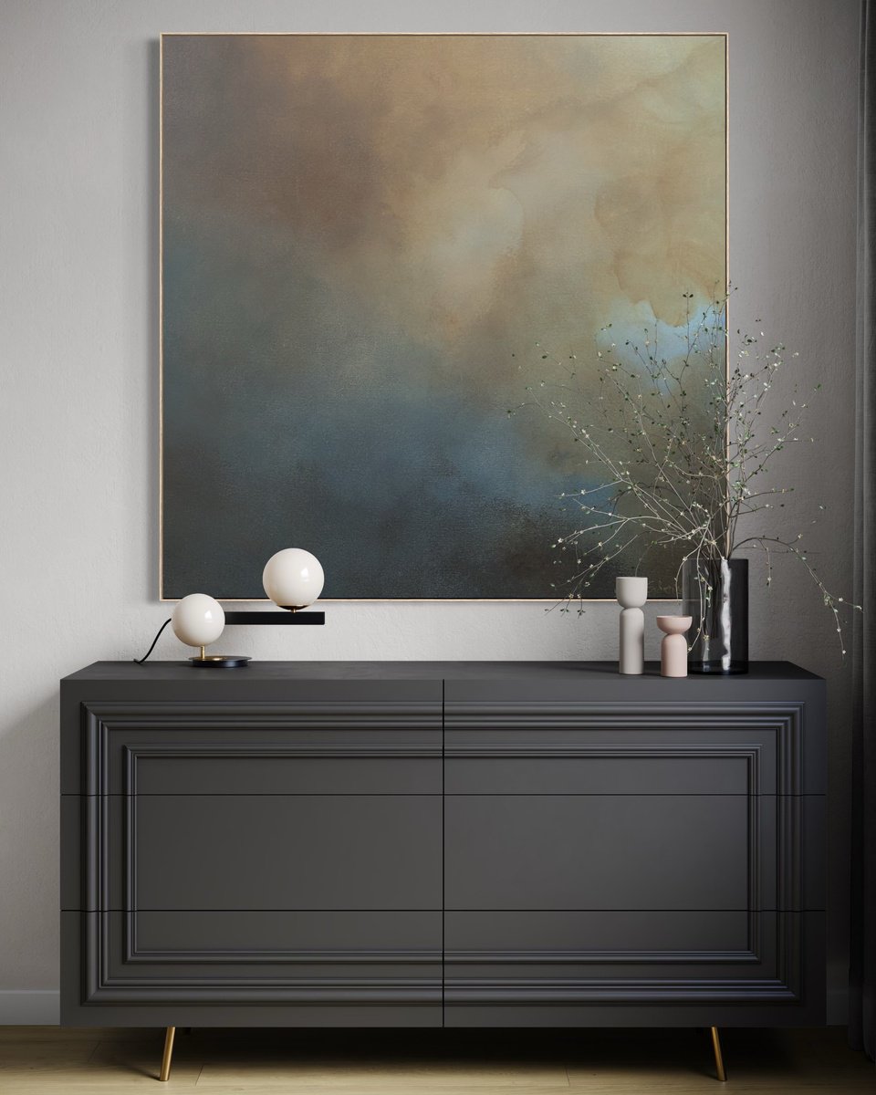  Atmosphere By Gabriela Azar Schreiner, 39 X 39, Artwork For Sale On Artfinder