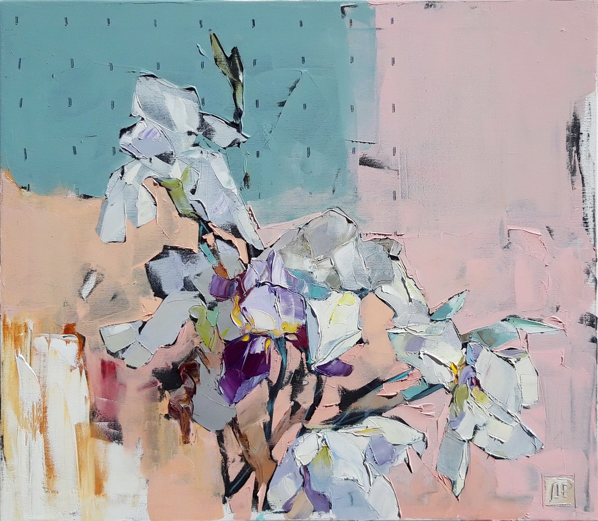 Morning Irises. By Lesya Ros, 31 X 28, Artwork For Sale On Artfinder
