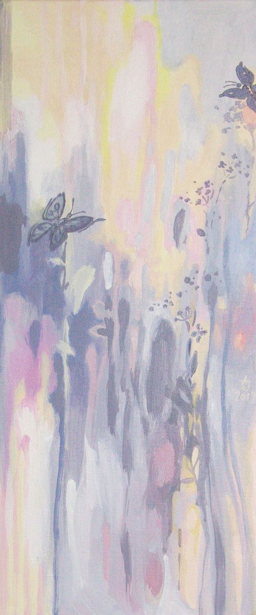 Ethereal meadow after rain by Jolanta Czarnecka