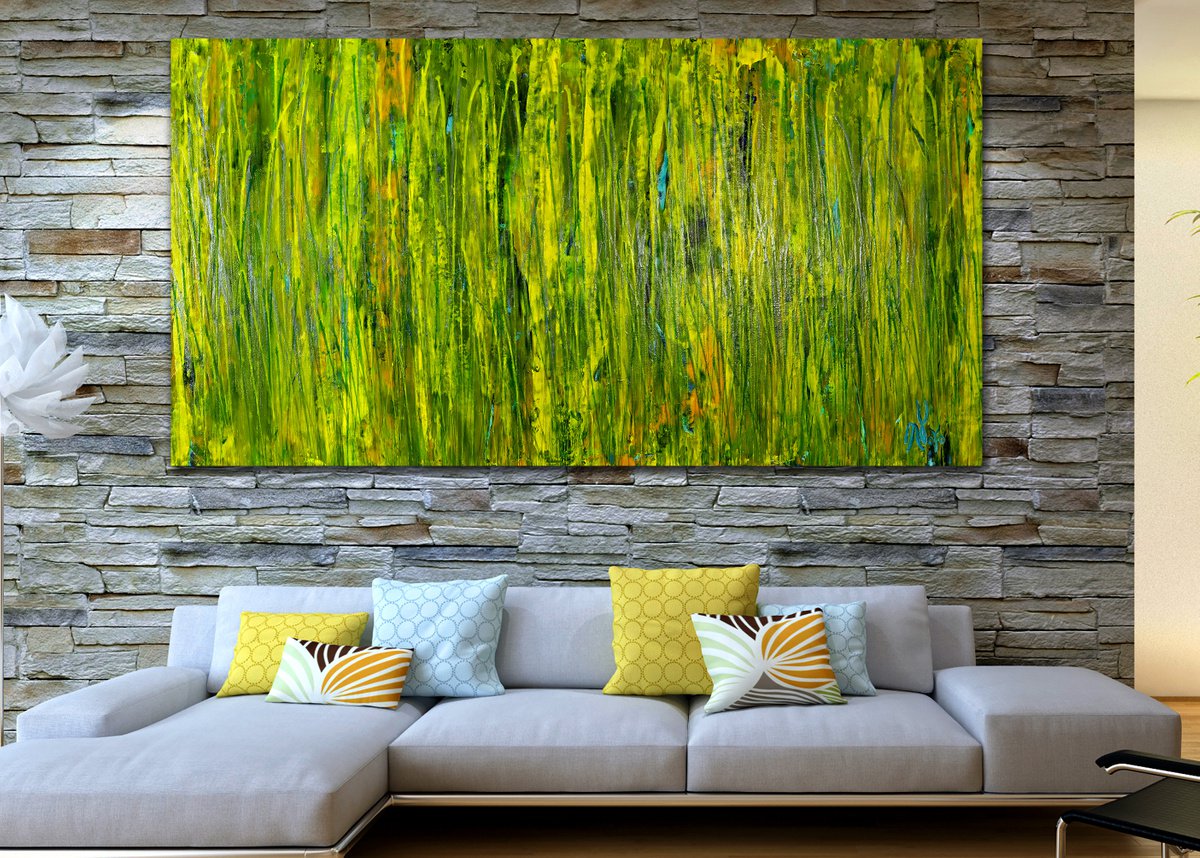 Drizzles Symphony 7 By Nestor Toro, 72 X 39, Artwork For Sale On Artfinder