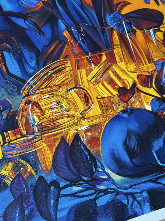 Day and night still life
