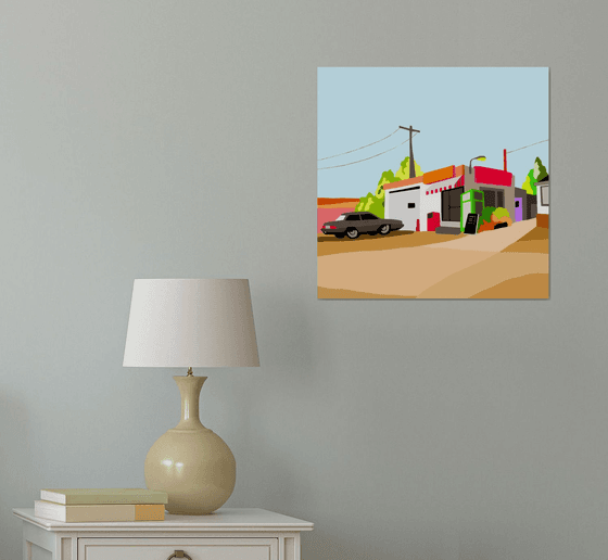 Restaurant (Restaurante)  (pop art, landscape)