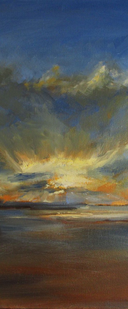 Margate Sands; Winter by Jackie Smith