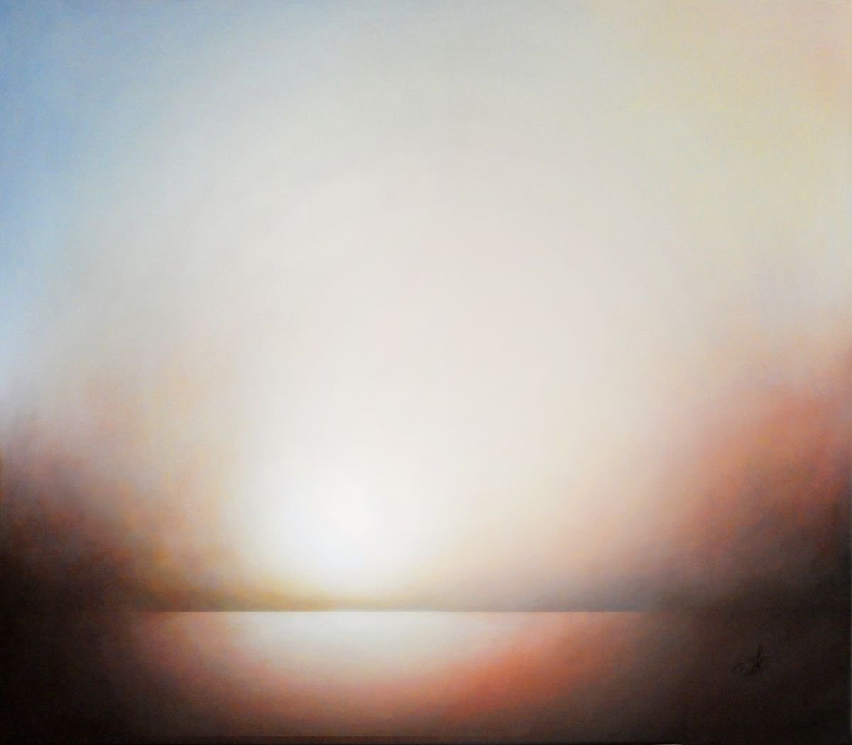 Light above the Sea XIII - 80A�70 cm by Waldemar Kaliczak
