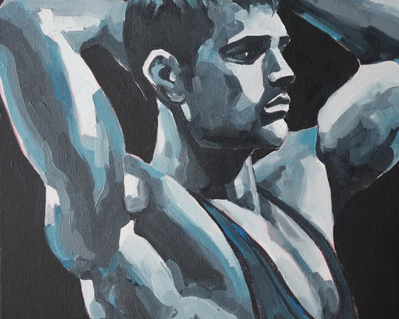 Steel & Flesh - Male portrait