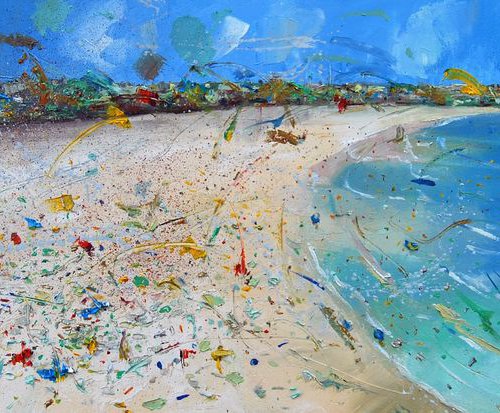 Bondi Beach. The Party by Trevor Salisbury