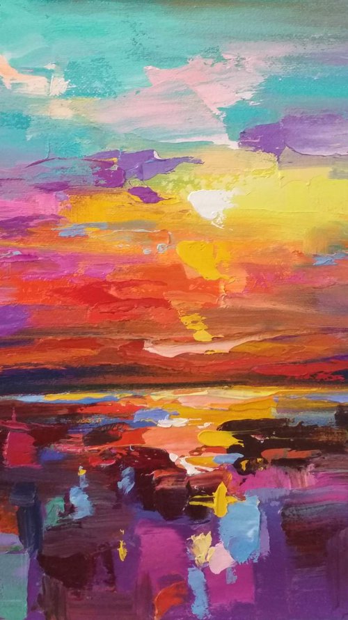 Abstract seascape 02 by Andrej  Ostapchuk