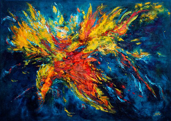 Fire Phoenix Bird