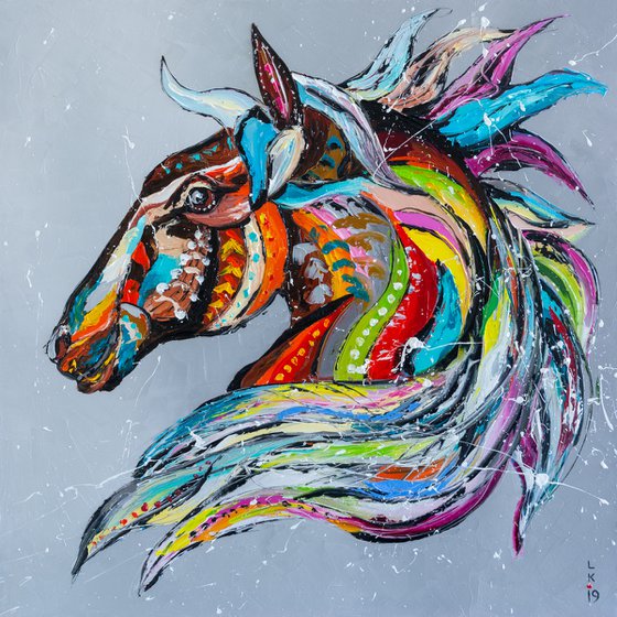 Fairy Horse (FRAMED 22,5' X 22,5')