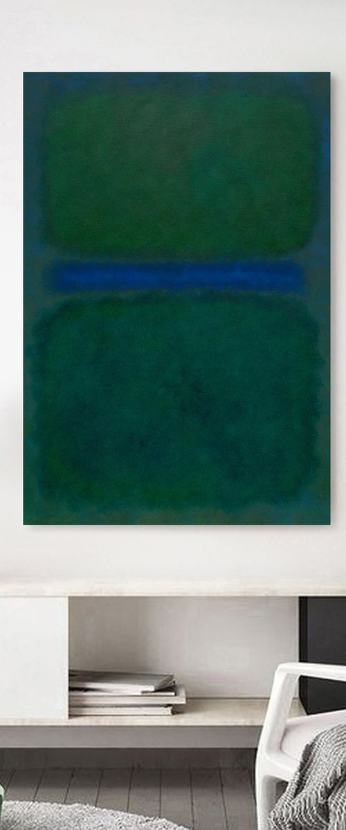 Green and Blue by Nataliia Sydorova