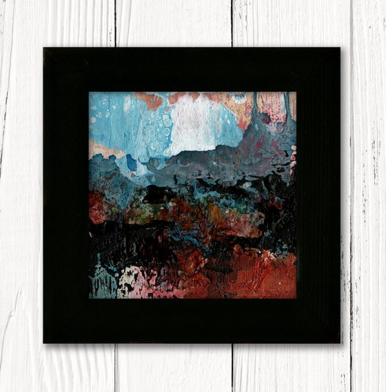 Mystic Journey 48 - Framed Abstract Painting by Kathy Morton Stanion