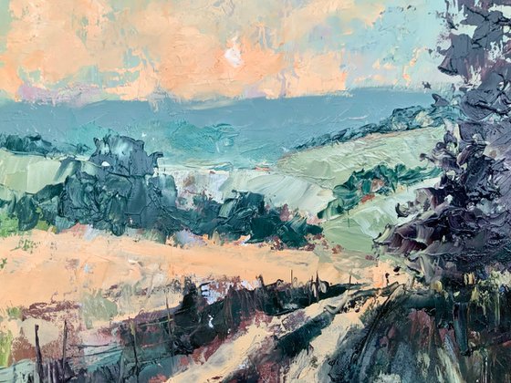 Quiet Fields at Dusk