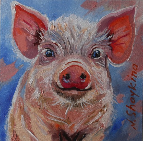 Piglet and Hen Duo