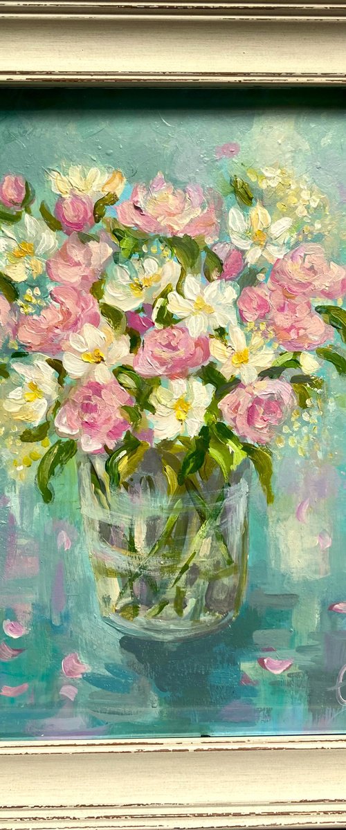 Pink Bouquet by Colette Baumback