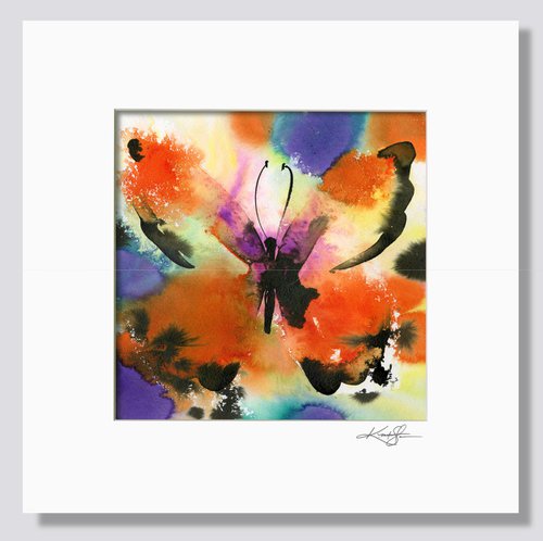 Butterfly Song 2021-2 - Abstract Butterfly Painting by Kathy Morton Stanion by Kathy Morton Stanion