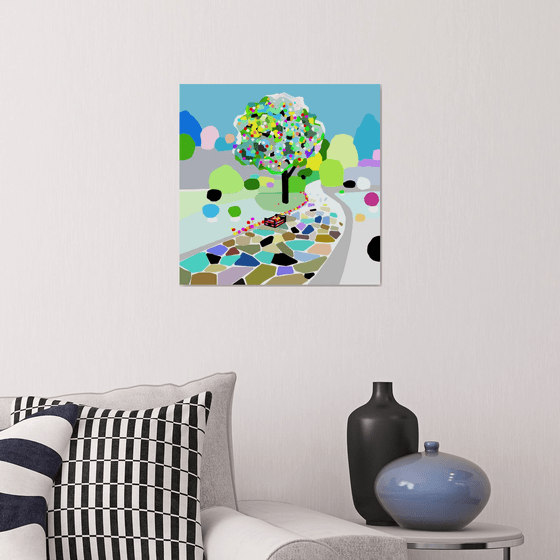 Apples 43x43cm 17x17"