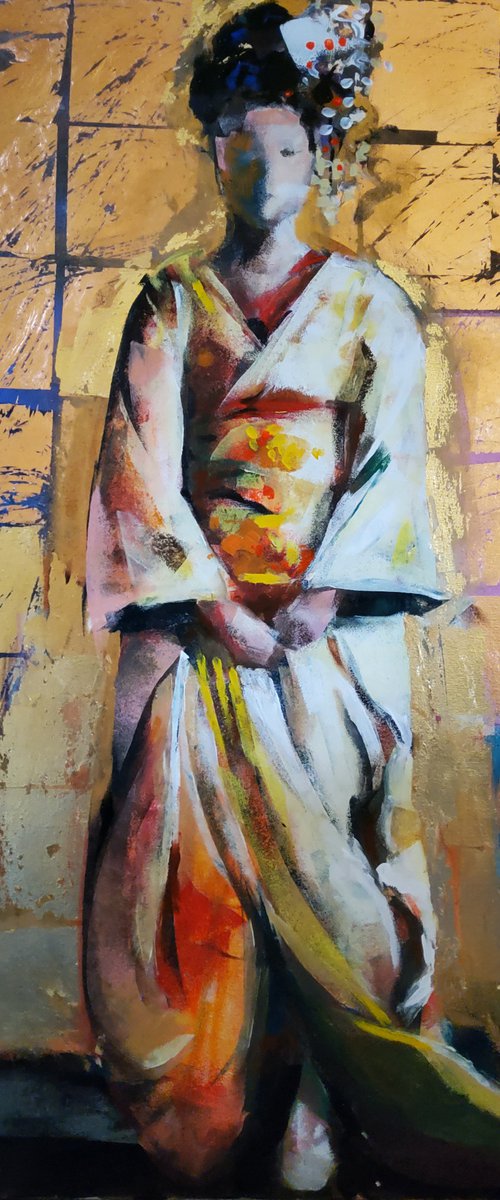 Golden gheisa by Marina Del Pozo