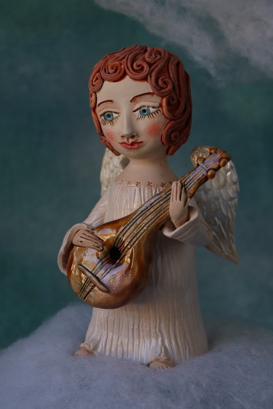 Song of the angels. OOAK sculpture.