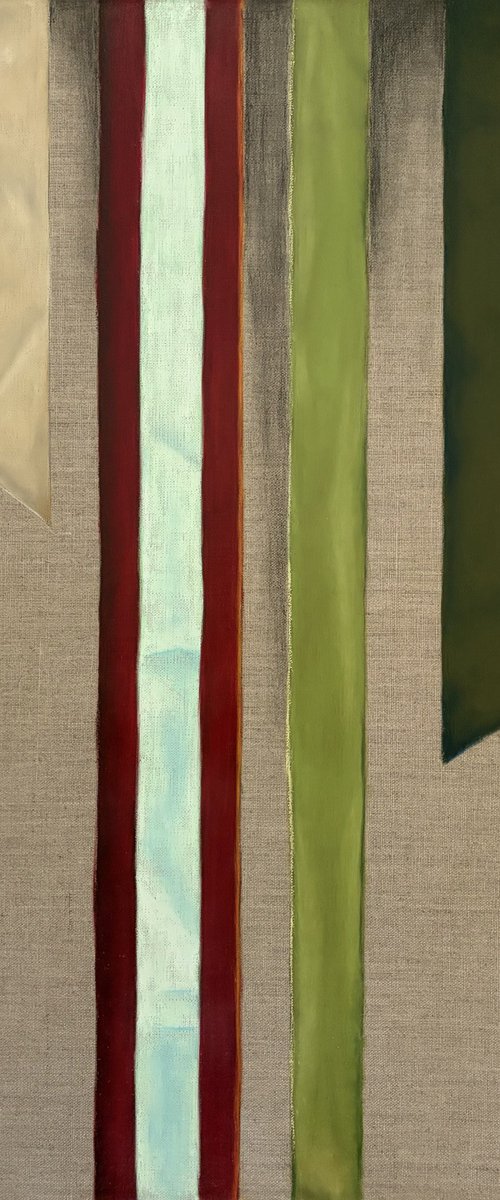 Aqua Fall Two by Kristine Facchetti