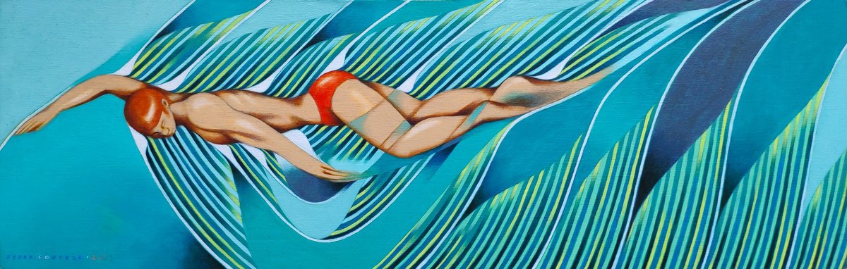 The swimmer by Federico Cortese
