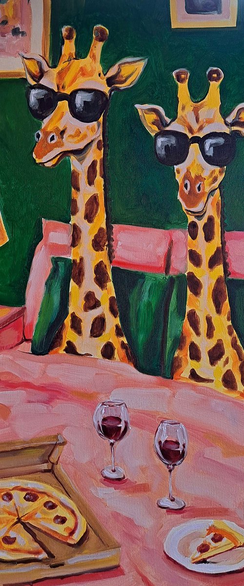 Giraffe date night by Doriana Radu