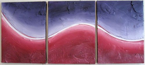 Aurora Borealis" 3 panel canvas by Stuart Wright