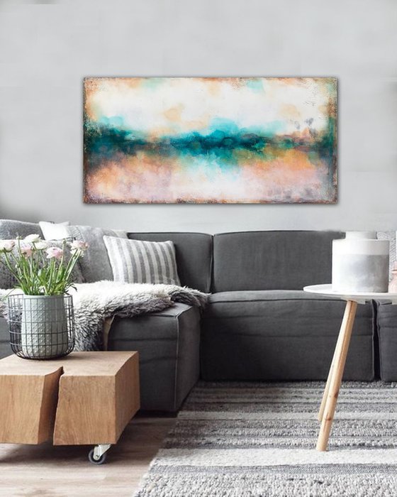 coastal abstract (140 x 70 cm) Dee Brown