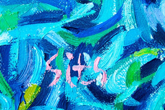 The garden XV Abstract series.