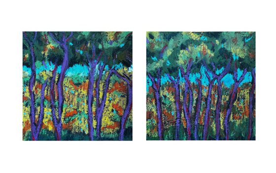 Modern Forest. Set of 2