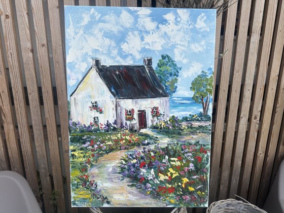 Cute house on the coast