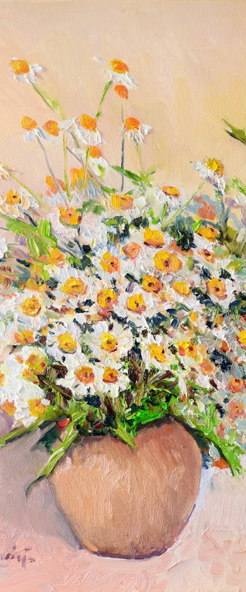 Chamomile Flowers by Suren Nersisyan