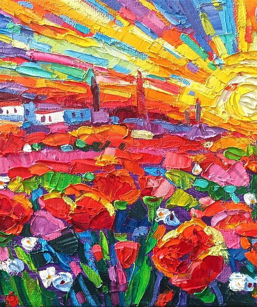 Poppies field 5 by Vanya Georgieva