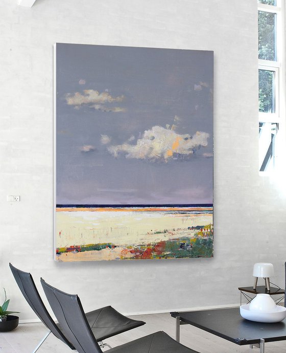 Sunny and Cool 36x48" / 91.5x122 cm Contemporary Art by Bo Kravchenko