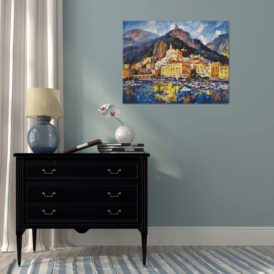 “Golden Light of Amalfi”