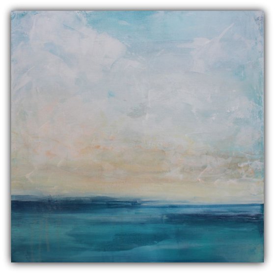 Cloud Piers - Seascape Painting